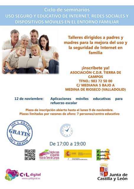 Próximo  Seminario ´Aplicaciones móviles educativas para refuerzo escolar´.