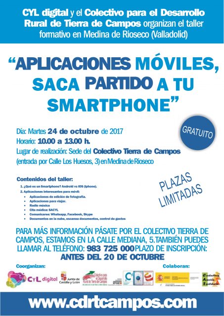 SESIÓN FORMATIVA ´APLICACIONES MÓVILES, SACA PARTIDO A TU SMARTPHONE´